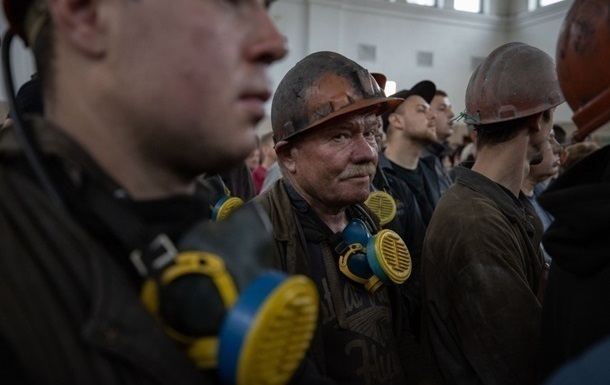На Волыни шахтеры устроили акцию протеста