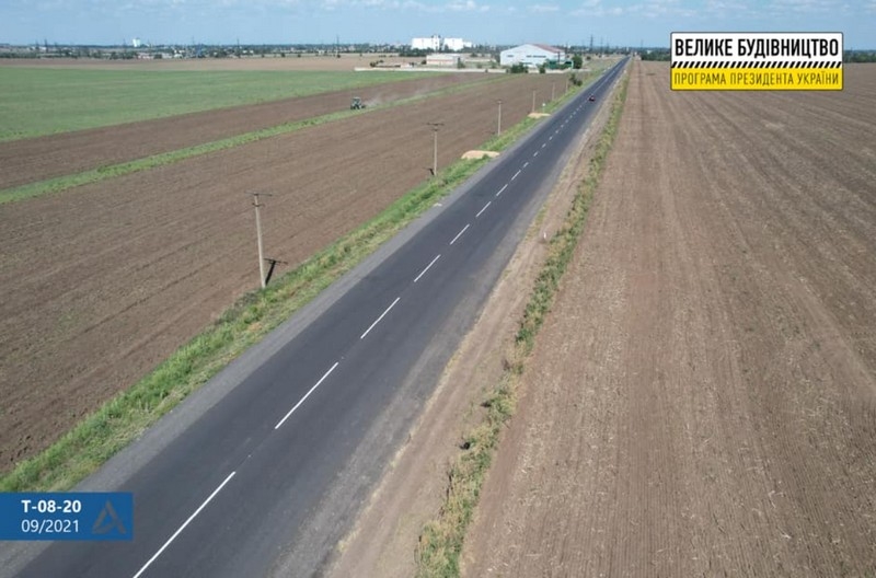 За програмою Зеленського «Велике будівництво» дорога до курортної Кирилівки стала ідеальною