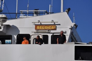 Подарок Бельгии: в Одессу зашло научно-исследовательское судно