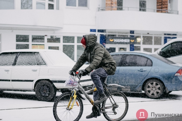 Час снега в Одессе: что мы увидели на Таирова и в центре. Фоторепортаж