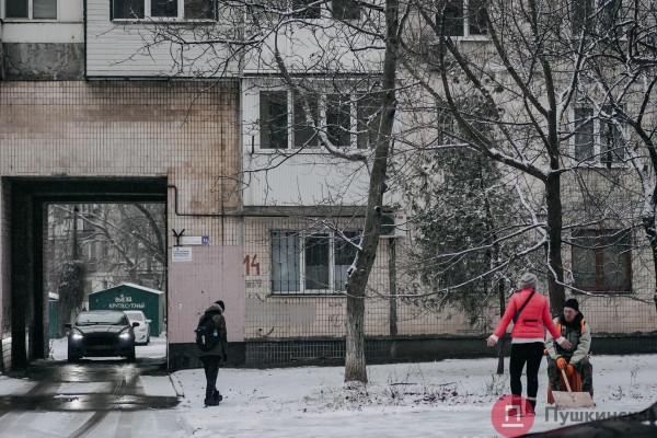 Час снега в Одессе: что мы увидели на Таирова и в центре. Фоторепортаж