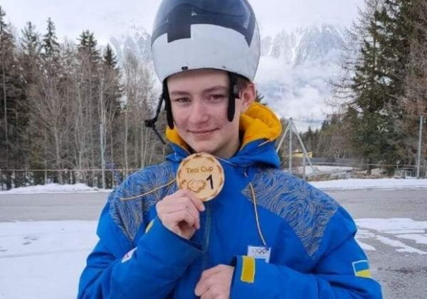 14-летний украинский скелетонист Ярослав Лавренюк выиграл Кубок Тироля