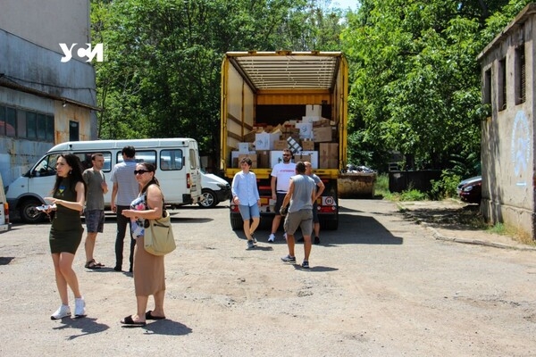 Из Италии в Одессу доставили 32 тонны гуманитарную помощь