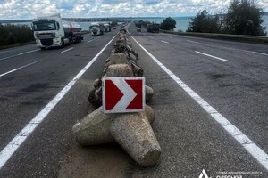 C дорог в Одесской области убирают ограничители, которые появились там из-за войны
