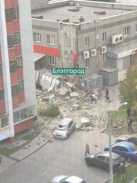 Ефект бумеранга: запущена по Харкову рашистська ракета впала на багатоповерхівку в Бєлгороді (фото, відео)