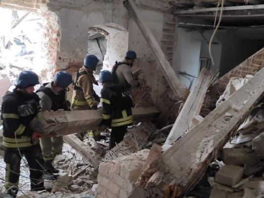 Під завалами на&nbsp;території Святогірської лаври знайшли ще&nbsp;одного загиблого&nbsp;&mdash; ДСНС (фото)