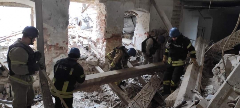Під завалами на&nbsp;території Святогірської лаври знайшли ще&nbsp;одного загиблого&nbsp;&mdash; ДСНС (фото)