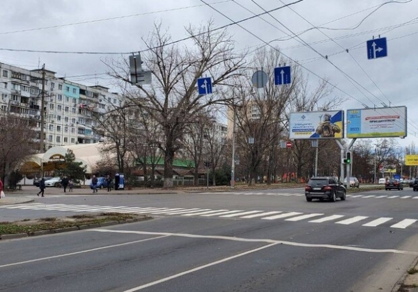 В Одессе на некоторых улицах обновили разметку 