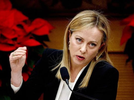 Прем&rsquo;єр-міністрка Італії Мелоні розлучилася зі&nbsp;своїм бойфрендом-журналістом, який вляпався у&nbsp;сексистський скандал