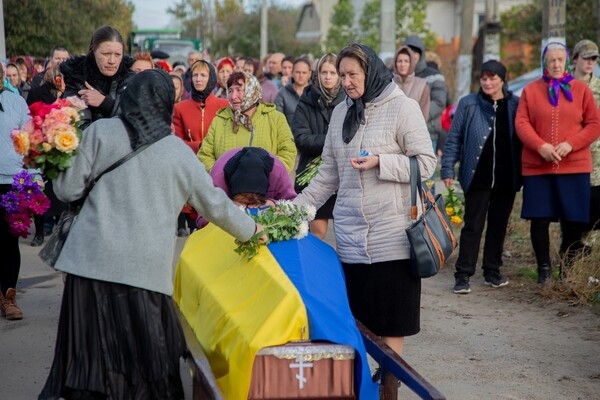 В Одесской области простились с погибшим на фронте в Луганской области пограничником 