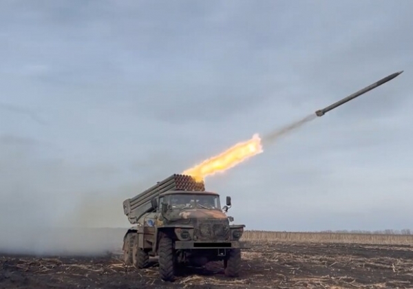 Карта боевых действий в Украине 1 февраля