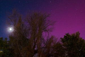 В небе над Одессой и Одесской областью наблюдали северное сияние: смотри, как это красиво
