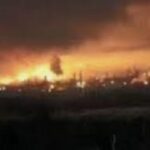 Українські безпілотники вночі знову підпалили Рязанський НПЗ — один із найбільших у росії (фото, відео)