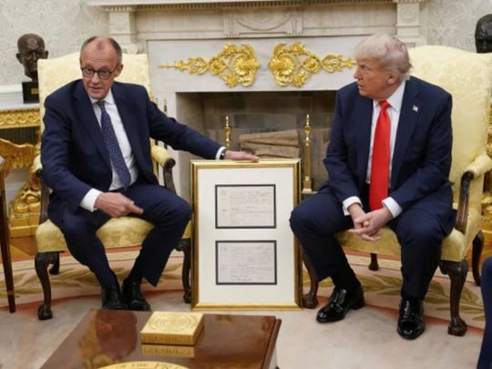 Мерц на&nbsp;тлі кризи в&nbsp;Ормузькій протоці запросив Трампа відвідати землю своїх предків