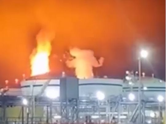У&nbsp;росії &laquo;прилетіло&raquo;: порт Усть-Луга горить, Бєлгород без світла і&nbsp;води (фото, відео)